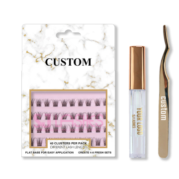 Natural Long Individual Cluster Eyelash Extensions