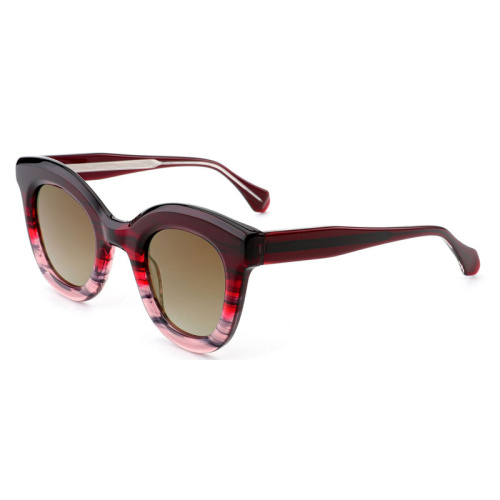 Round Acetate Sunglasses For Women Big Oval Acetate Sunglasses Manufactory