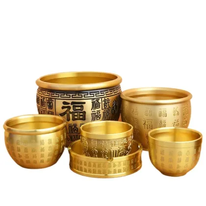 Chinese Style Feng Shui Metal Ornaments for Home and Office Decor