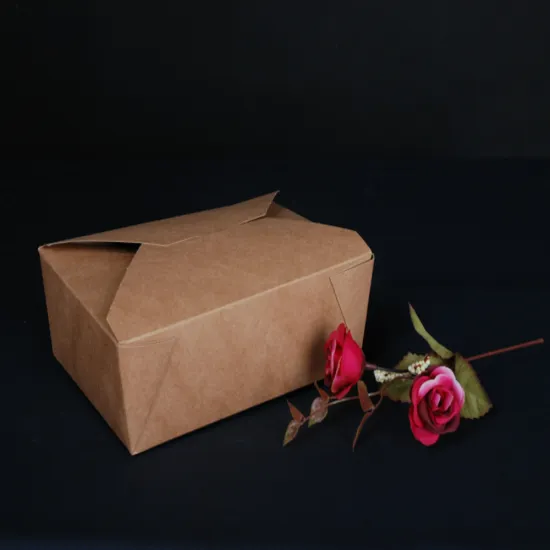 Take away food packaging boxes coated PE
