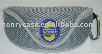 2014 popular EVA eyewear bag/case yellow zipper for sunglasses