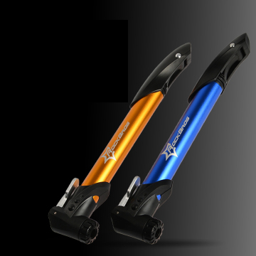 ROCKBROS Portable Bicycle Mini Pump Fits Schrader and Presta Valve Reversible Bike Pump for Cycling