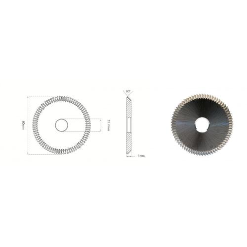 Silca Flash 008 prismatic D747857ZB key machine cutter