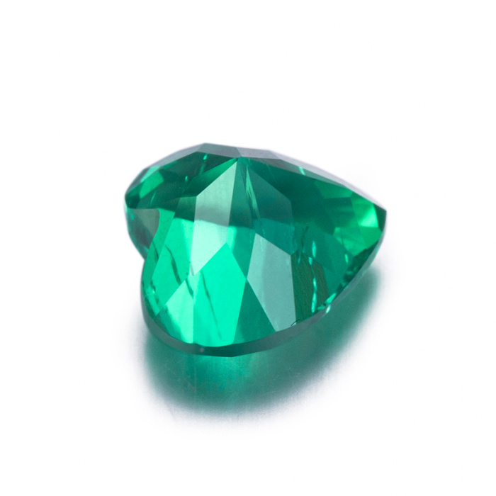 맞춤형 품질 9x9 하트 컷 열수 에메랄드 보석