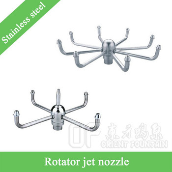 Fountain use nozzle,Rotator jet nozzle