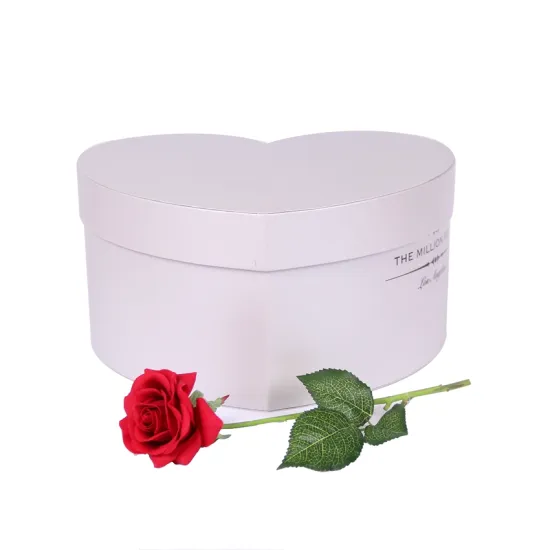 Sliding Heart Shaped Packaging Paper Box For Gift