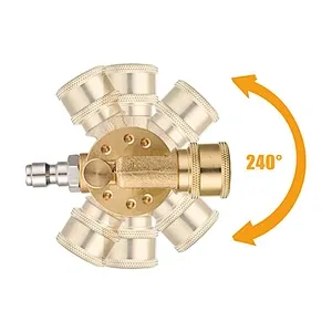 Pressure Washer Swivel with Quick Connect Drain Cleaner