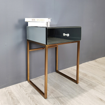 Metal frame single drawer