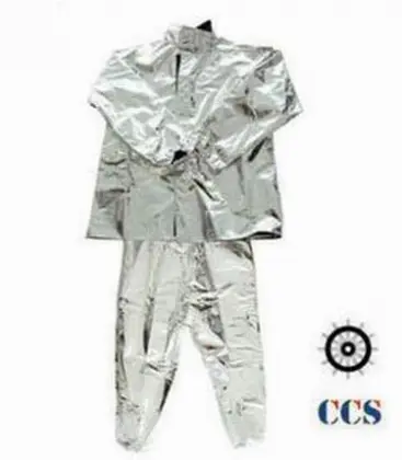 Marine fireman protective suit