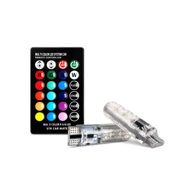 Factory Selling 6SMD 5050 501W5W 194 168 Reading Wedge Light RGB T10 LED Bulb