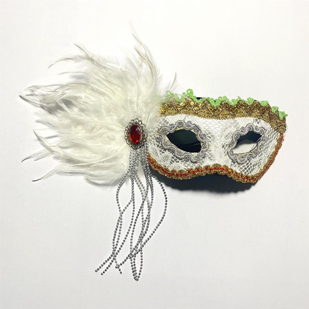 feather mask