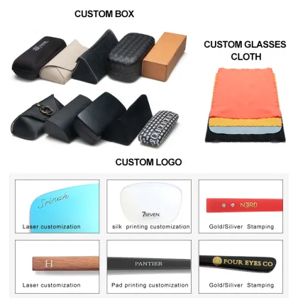 BLONGU Retro Round Frame Blue Light Ray Blocking Glasses