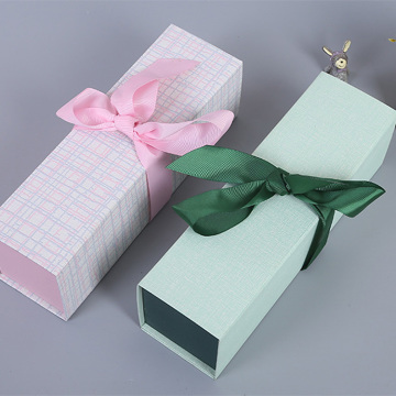 Excellent Folding Magnetic Box with Ribbon Watch Box