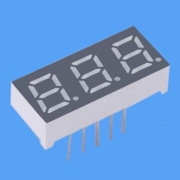3-digit 7-segment LED Display with Stable Performance