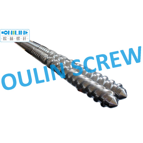 Battenfeld Bex 107-22 Twin Parallel Screw Barrel for PVC Extruder, PVC Foaming Board