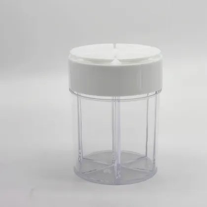 Transparent Spice Jar: Custom Seasoning Storage Box for Salt, Pepper, and Herbs