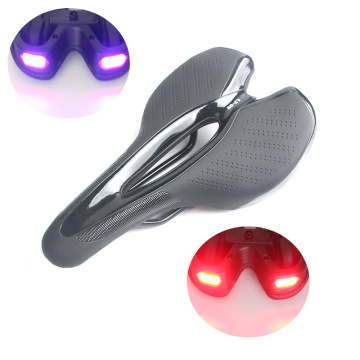 OEM ODM Men's Comfortable Waterproof Leather Mountain Bike Saddle