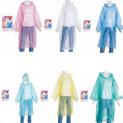 Fashion Sales Disposable Women Waterproof Raincoat
