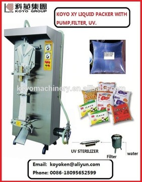 Water bag filling machine