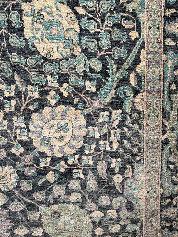 Pakistani Green Pattern Carpet