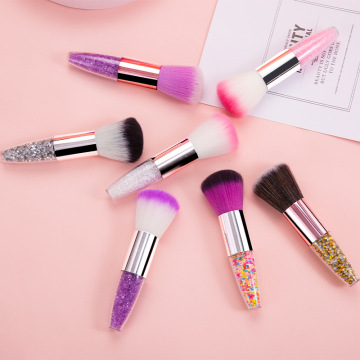 Wholesale Diamond Handle Nail Dust Brush Makeup Brushes Tool for Acrylic UV Gel Polish Powder Cleaning