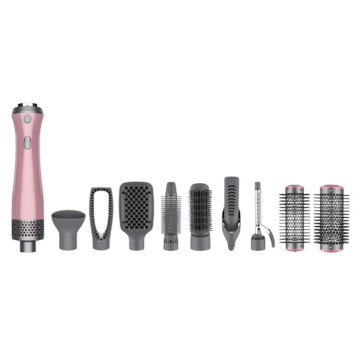 Professional 5-in-1 Portable Electric Hair Straightener & Hot Air Brush