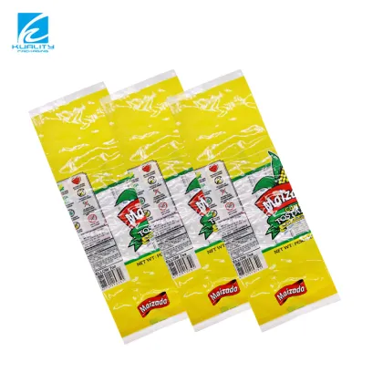 Customized Plastic Laminated Side Gusset Tortilla Wraps Packaging Bags