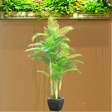 all types of plastic palm tree artificial silk areca bamboo palm plant