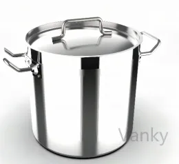 Stainless Steel Soup Barrel With Lid