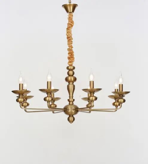 Modern Living Room Minimalist Iron Chandelier