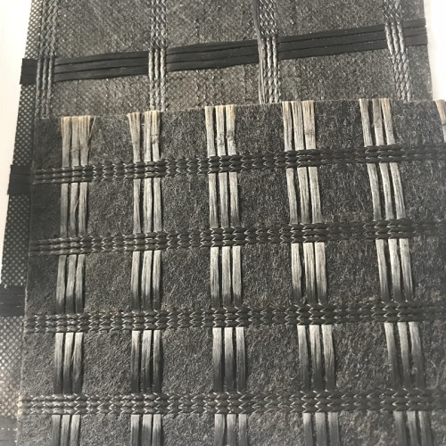 Géotextile stratifié par géogrille de polyester de renfort d'asphalte