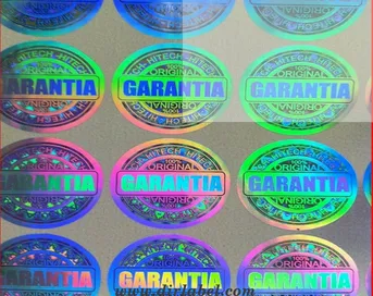 Factory Customized printing 3d laser holographic display holograms genuine secure hologram sticker