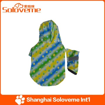 2015 Hot Sale fashion dog raincoat dropship cheap waterproof dog costume