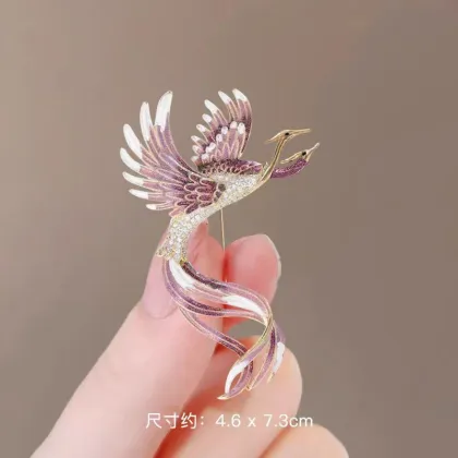 Vintage Chinese Phoenix Brooch