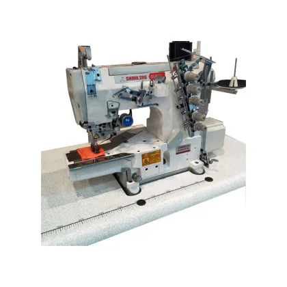 SHANLING W600 Flat Bed 3 Needle 5 Thread Knitted Underwear Hemming Sewing Machine