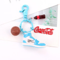 pvc figural keychain Creative Sports Style Keychain Supplier