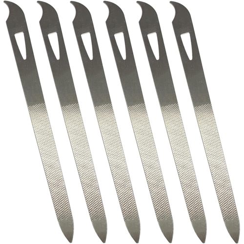 Nail Files for Natural Nails (6 Pack)
