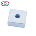 Strong square countersunk neodymium magnet