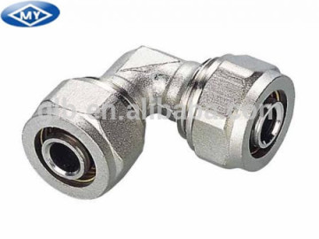 Brass Compression Fittings for Pex-Al-Pex Pipes - Equal Elbow