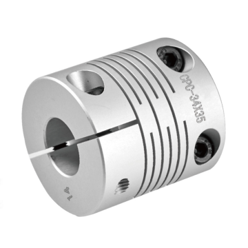 Aluminum Alloy Bore 6x6mm Encoder Spline Flexible Shaft Coupling for Motors