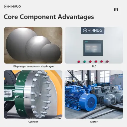 High-Pressure Diaphragm Compressor for Hydrogen and Natural Gas Energy Systems