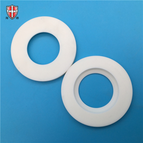 beige 99% alumina ceramic custom washer gasket