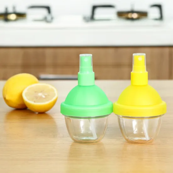 plastic convenient hand held lemon orange citrus squeezer with mist sprayer