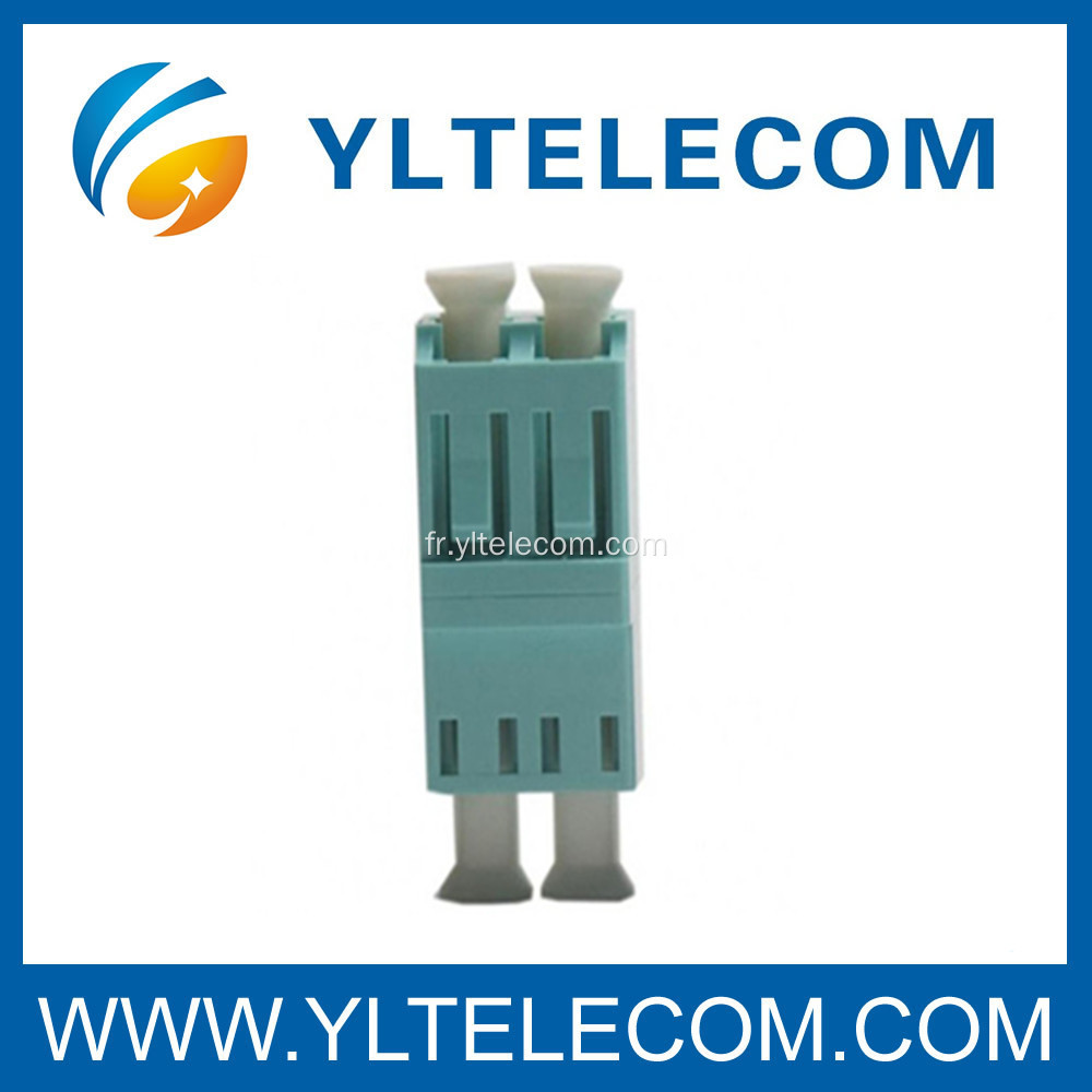 Télécom réseau fibre optique adaptateur Multimode OM3 auqa couleur recto verso adaptateur FTTH