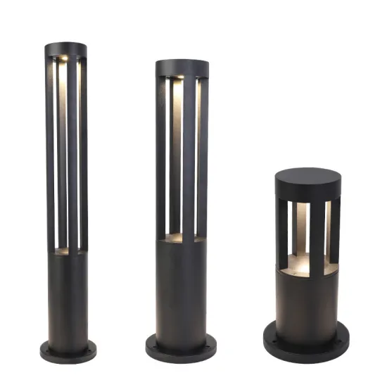 Modern Garden Post Outdoor Lawn Lamp - LED Bollard Light for Villa and Landscape (40CM/60CM/80CM, 10W)