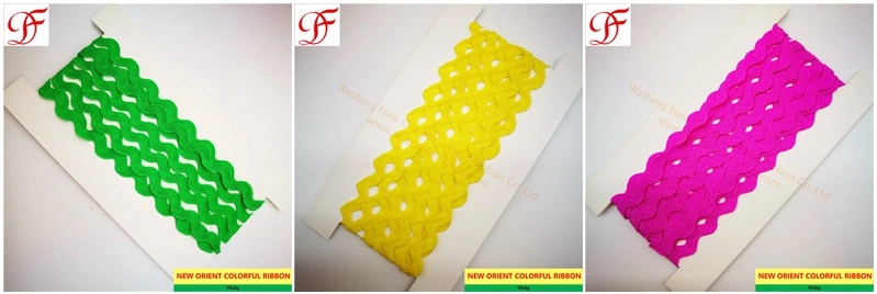 Grosgrain Ribbon Ric Rac Factory Ric Rac / Zig Zag Satin Ribbon Double/single Face Satin ...