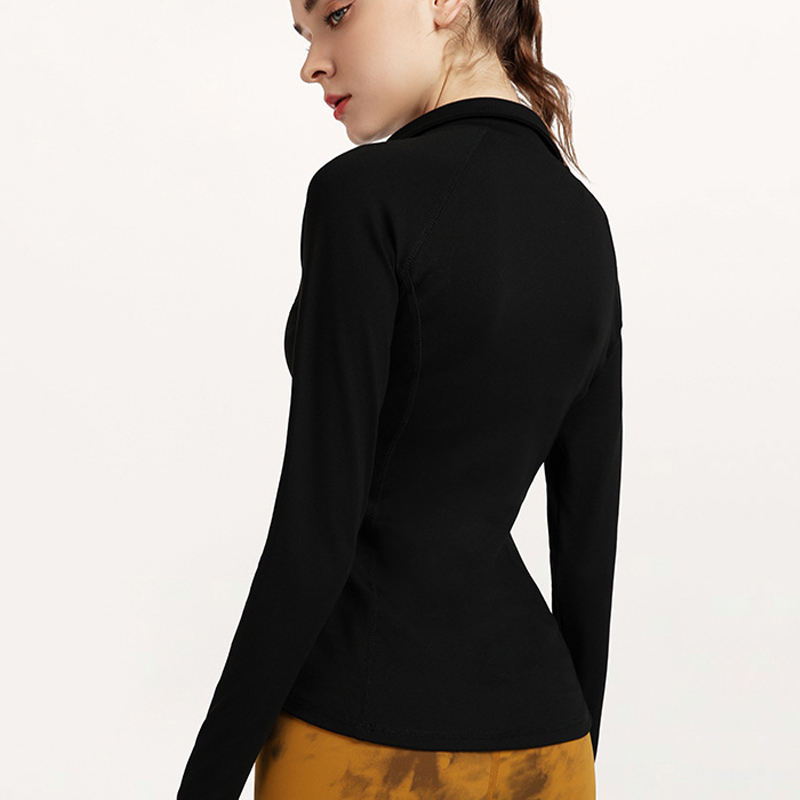 1/4 ZIP Lichtgewicht Ademend shirt Basislaag Vrouwen