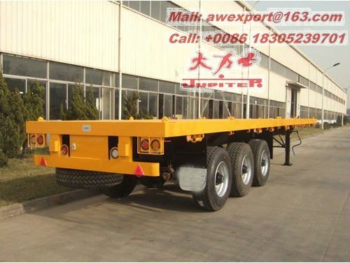 Best-Selling 40ft Flatbed Container Semi Trailer