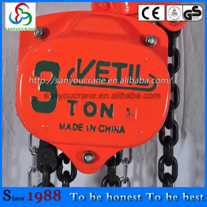 Vital type 5t3m Chain hoist vital pulley chain hoist