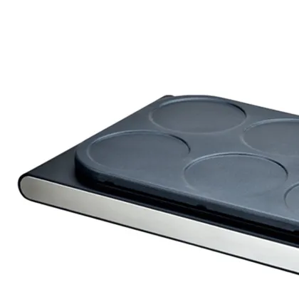 Factory Price Electric Pancake Maker with 6 Pan Flat Top